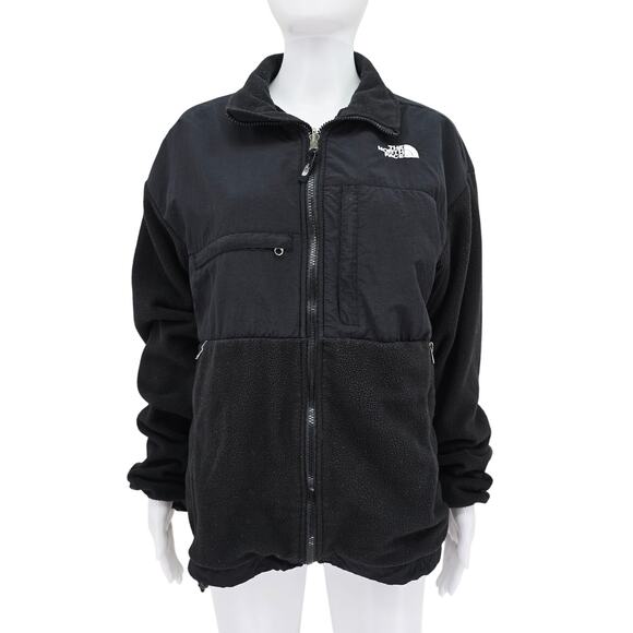 The North Face Women's Fleece Full Zip Jacket Black XL - Picture 1 of 9